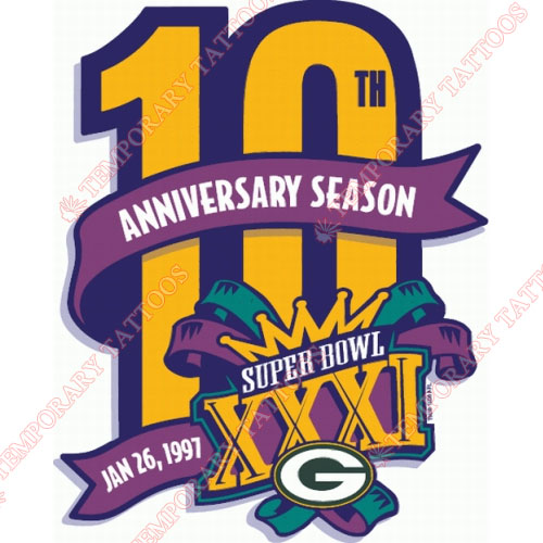 Green Bay Packers Customize Temporary Tattoos Stickers NO.527